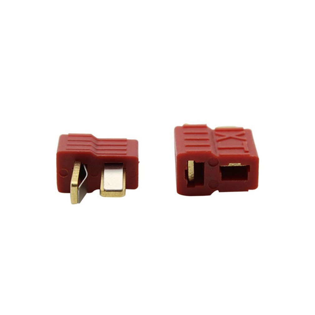10 Pcs T Plug Deans Terminal Connector Set For RC LiPo Battery Helicopter Male/Female Terminals Connectors Adapter