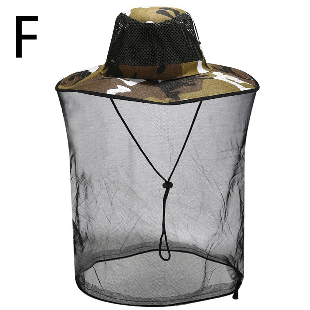 Bijenhoed muggen insectenbescherming buiten bijenbescherming net gaas hoofd gezichtskap beschermende kleding #ljc: F