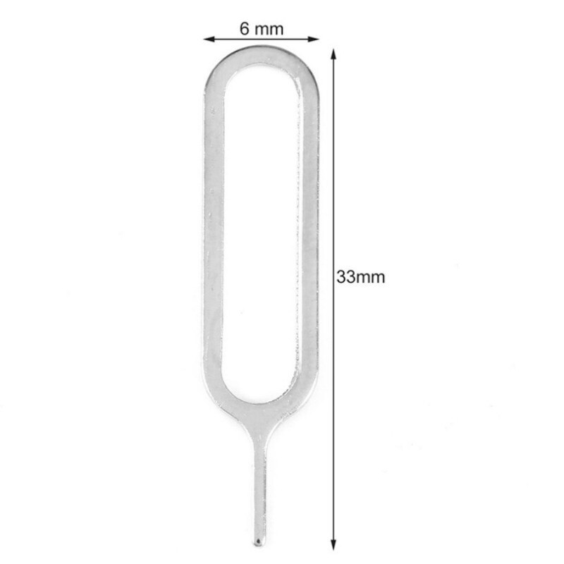 10 Pcs Universele Sim Kaart Lade Pin Uitwerpen Verwijderen Naald Opener Ejector Voor Htc Samsung Galaxy Xiaomi Voor Iphone 7 6S 6 Plus 5