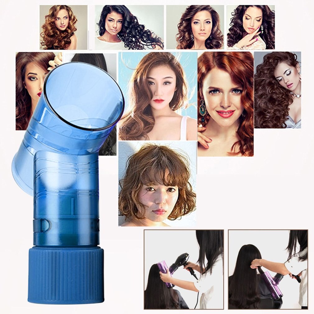 Practical DIY Hair Diffuser Salon Magic Hair Roller Drying Cap Blow Dryer Wind Curl Hair Dryer Cover Hair Styling Tools