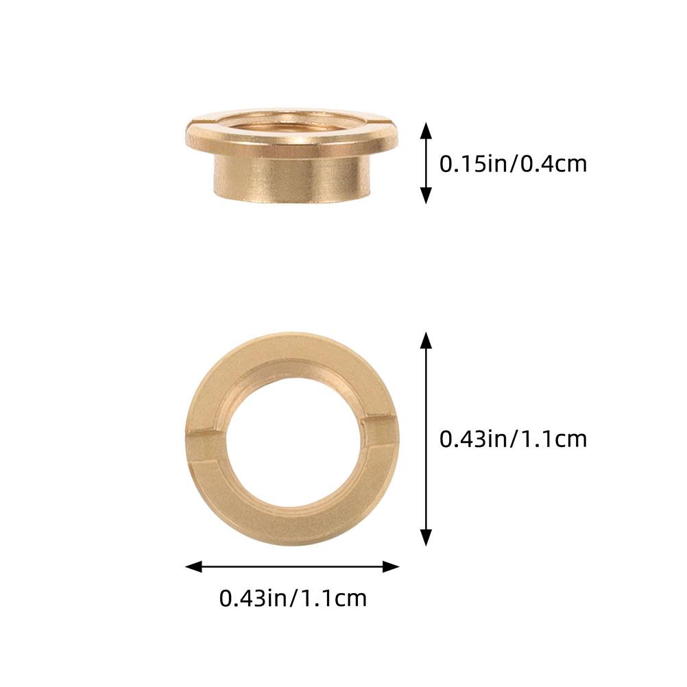 12 Pcs Quartz Clock Accessories Nut Movement Replacement Nuts Mechanism Repair Accessory Battery Operated Clocks Parts