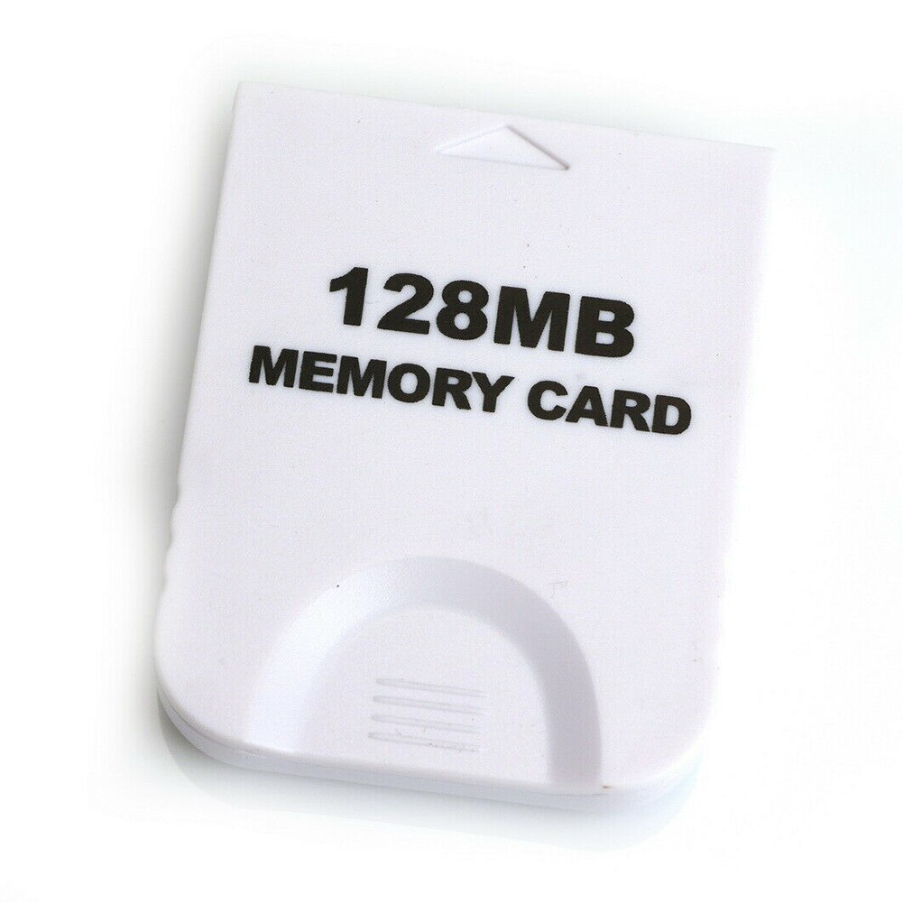 Replacement Gaming High Speed 128MB Saver Memory Card White Large Capacity Storage Practical Compact For Wii