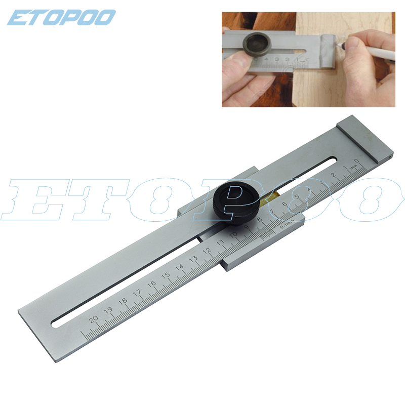 0-200mm/250mm/300mm 0.1MM Steel Screw Cutting Marking Gauge Marking Tools Layout Tools Marking Measuring Caliper scriber
