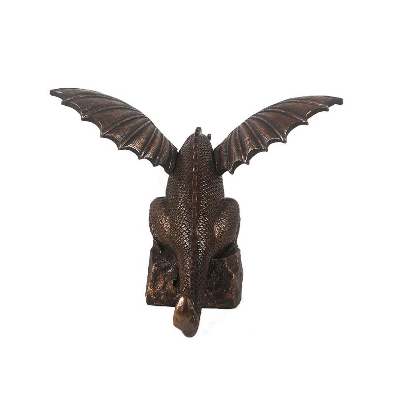 Garden Water Fountain Water Spray Dragon Statue Resin Waterscape Sculpture Outdoor Pool Pond Decoration Fountain