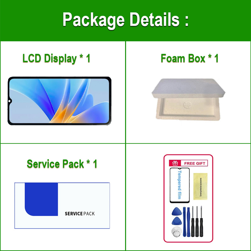 For oppo  a17 a17k lcd-skjerm berøringsskjerm digitaliseringsenhet for oppo  a17 a17k cph 2477 cph 2471 skjermutskifting