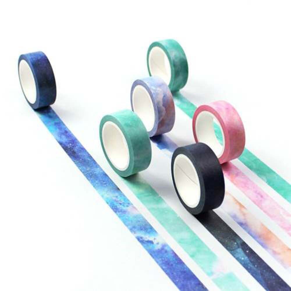 Decorative Sticky masking Washi Paper Tape Scrapbooking Masking Decal DIY Craft Decoration Adhesive Paper Tape Office Supply