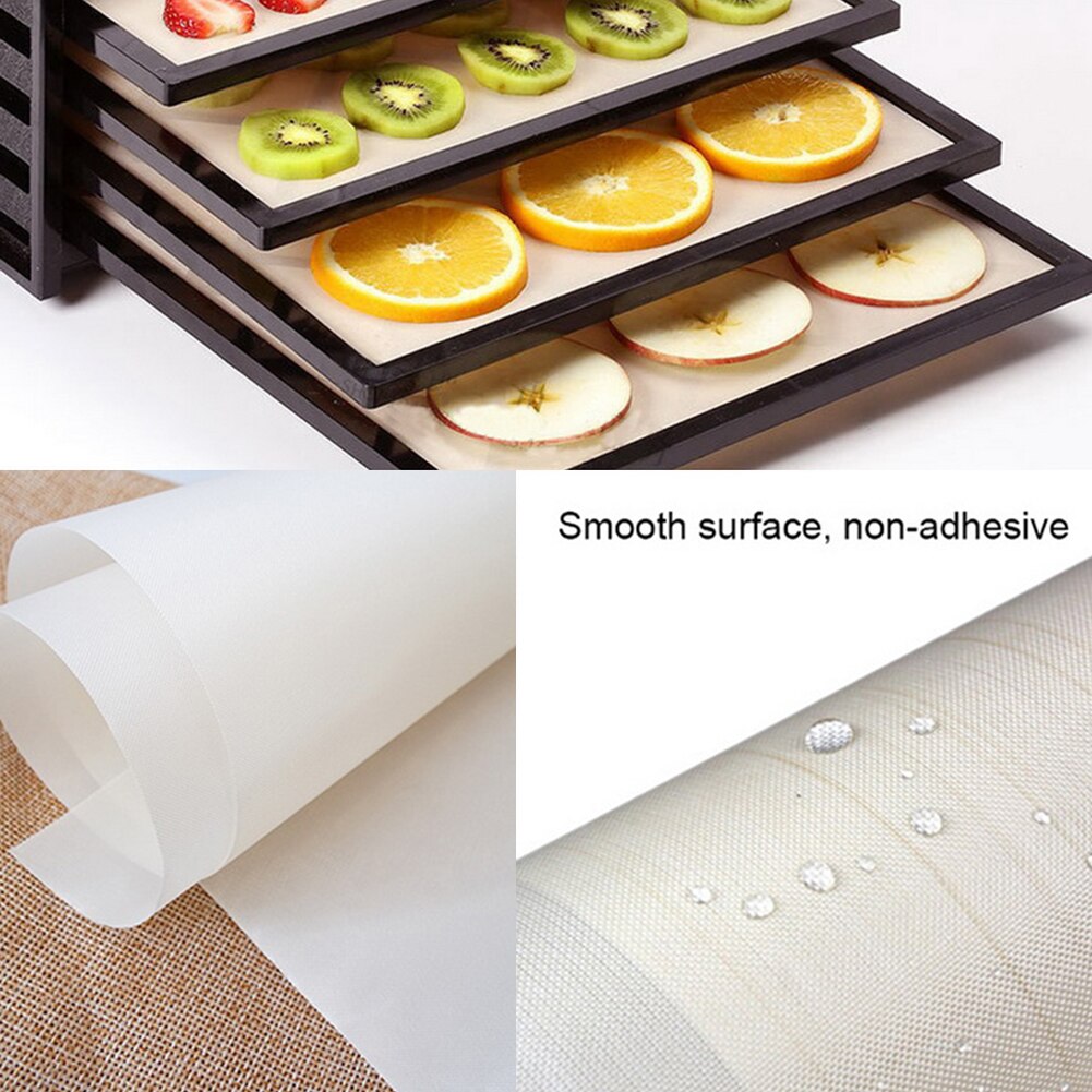 50Pcs Reusable Non Stick Baking Paper Oven Pastry Mat Heat Resistant Easy Clean BBQ Grill Baking Sheet Macarons Baking Tools