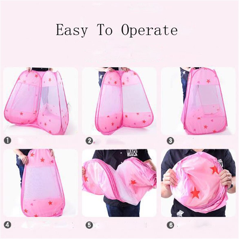 Dzieci piłka oceaniczna dół zabawki robić basenu na zewnątrz i wewnątrz zabawka dla dziecka namioty dziewczynek dom z bajki namiot księżniczka zagraj w namiot