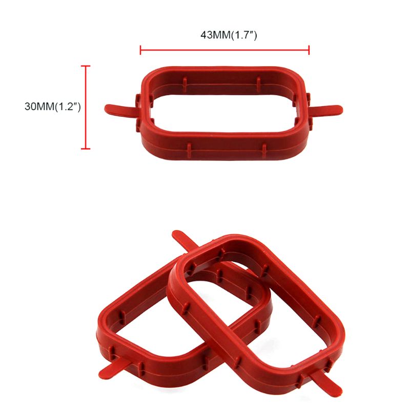 4x 22 mm diesel swirl flap manifold pakning til bmw  e87 e46 e60 e61 320d 520d 530d