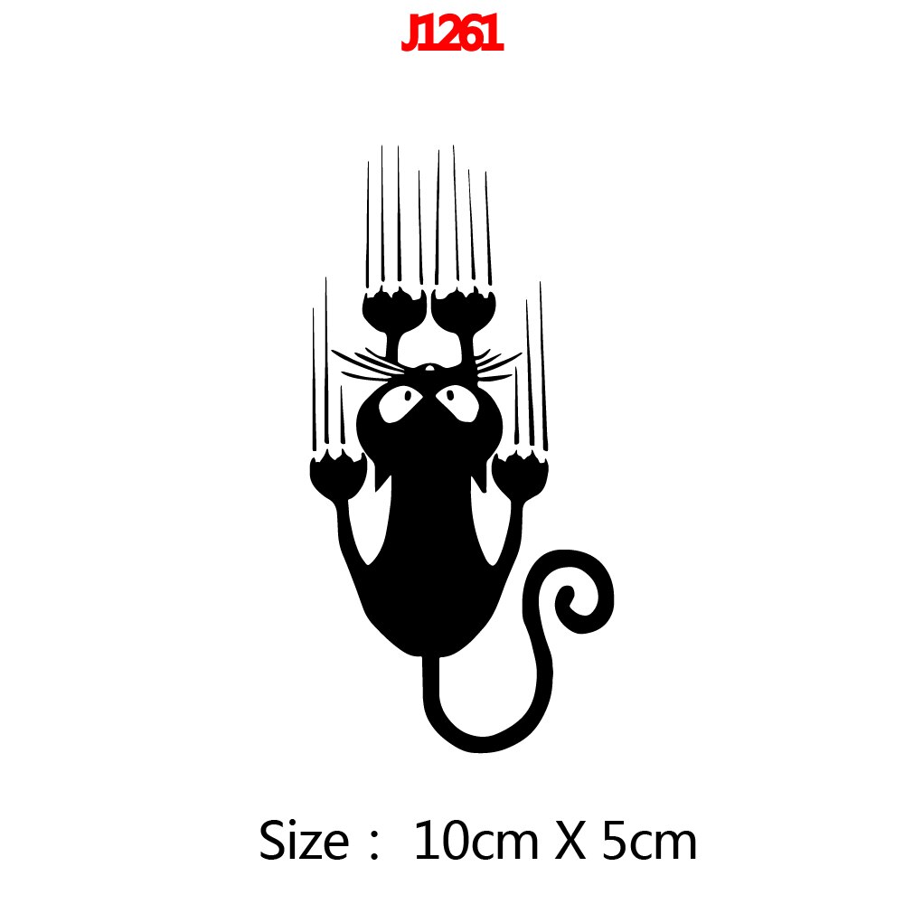 Diy kat aftagelig kunst vinyl wallstickers stue soveværelse vægmaleri: Stil 1