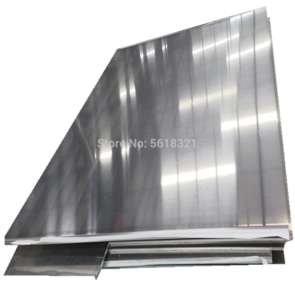 Forskellige tykkelsesstørrelser aluminium flad plade 300*300*4/8/10/20mm ark 6061 til formmodel