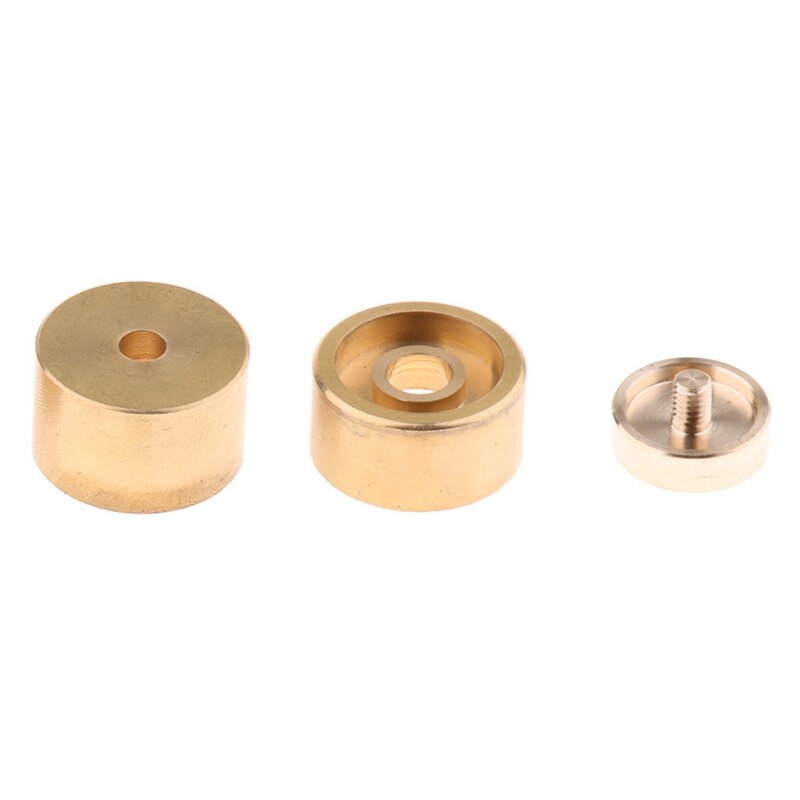 1 Juego de botones de trompeta de válvula de dedo accesorios de piezas de trompeta Accesorios para Instrumentos Musicales para trompeta-dorado