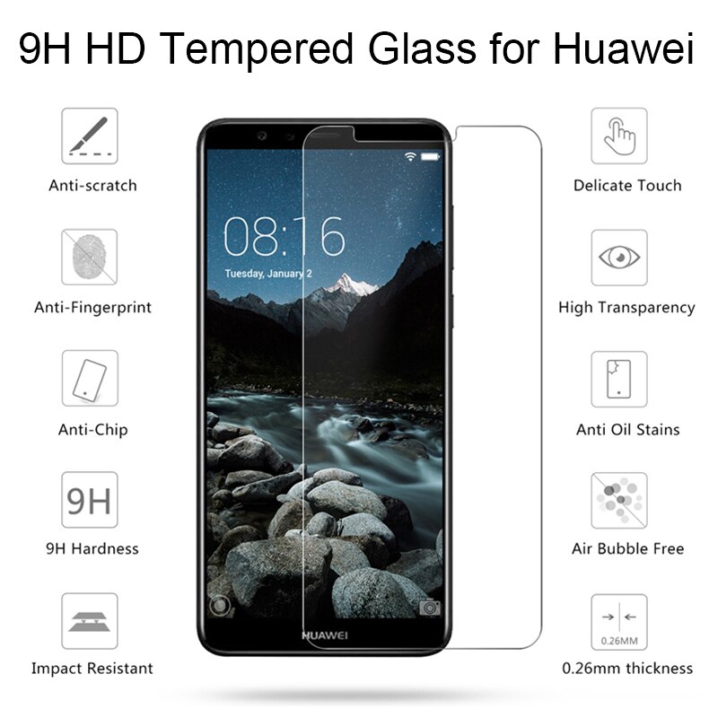 Beschermende Glas Voor Huawei P20 Lite P20Pro Screen Protector P10 P9 P8 Plus 9H Gehard Glas Voor P 20 10 9 8 P20lite Film