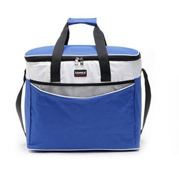 Sac à Lunch isotherme 34l, sac à main isotherme imprimé pour pique-nique: Bleu