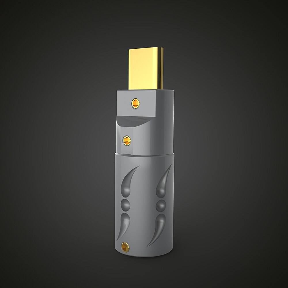 VIBORG VT08 Gold Plated Type C Type-C USB C 3.1 High End USB Connector Brass Male Plug Welding Type USB-C for DIY USB Cable