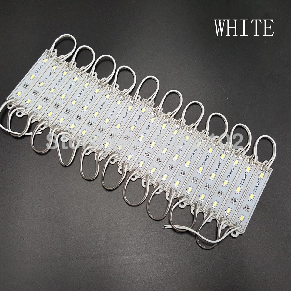 DC12V SMD 5730 3 LEDs LED Modules IP65 Waterdicht Licht Lamp 5730 Wit/Rood/Groen/Blauw Reclame Licht