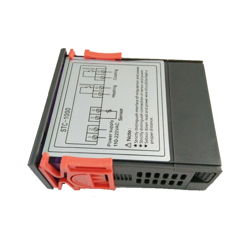 Digital temperaturregulator termostat termoregulator  -50 ~ 100c grader til inkubatorrelæ led 10a opvarmningskøling 12v 220v