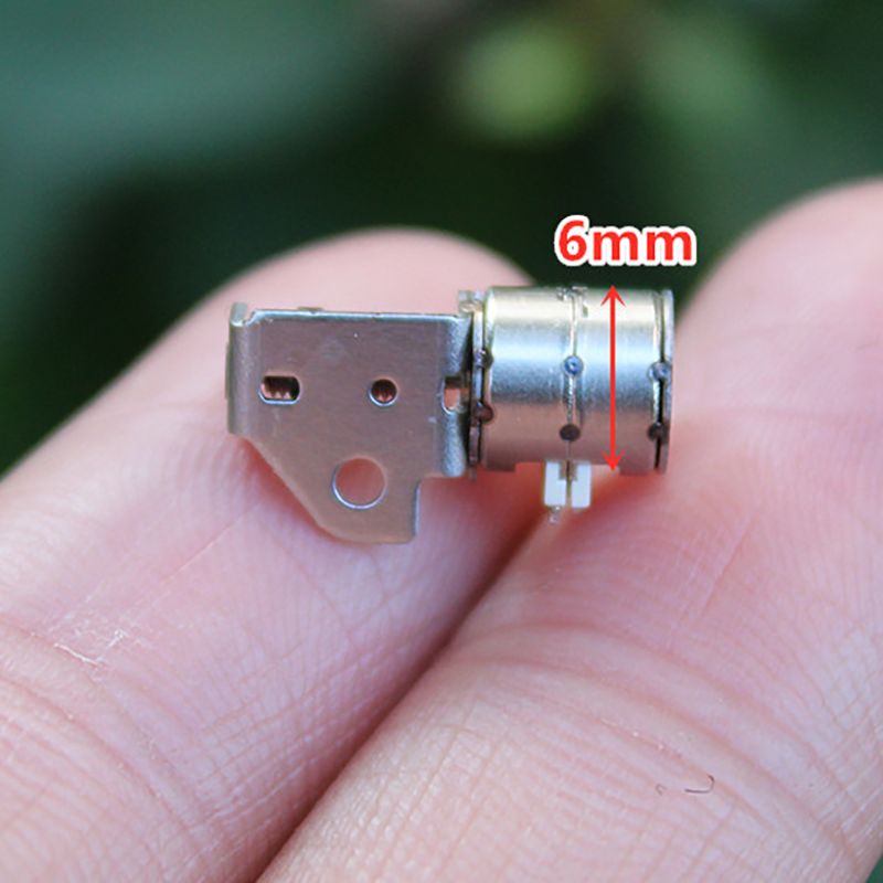 6mm miniatyr glideskruetrinnmotor 2- faset 4- trinns trinnmotor mikrotrinnmotor til diy-modell