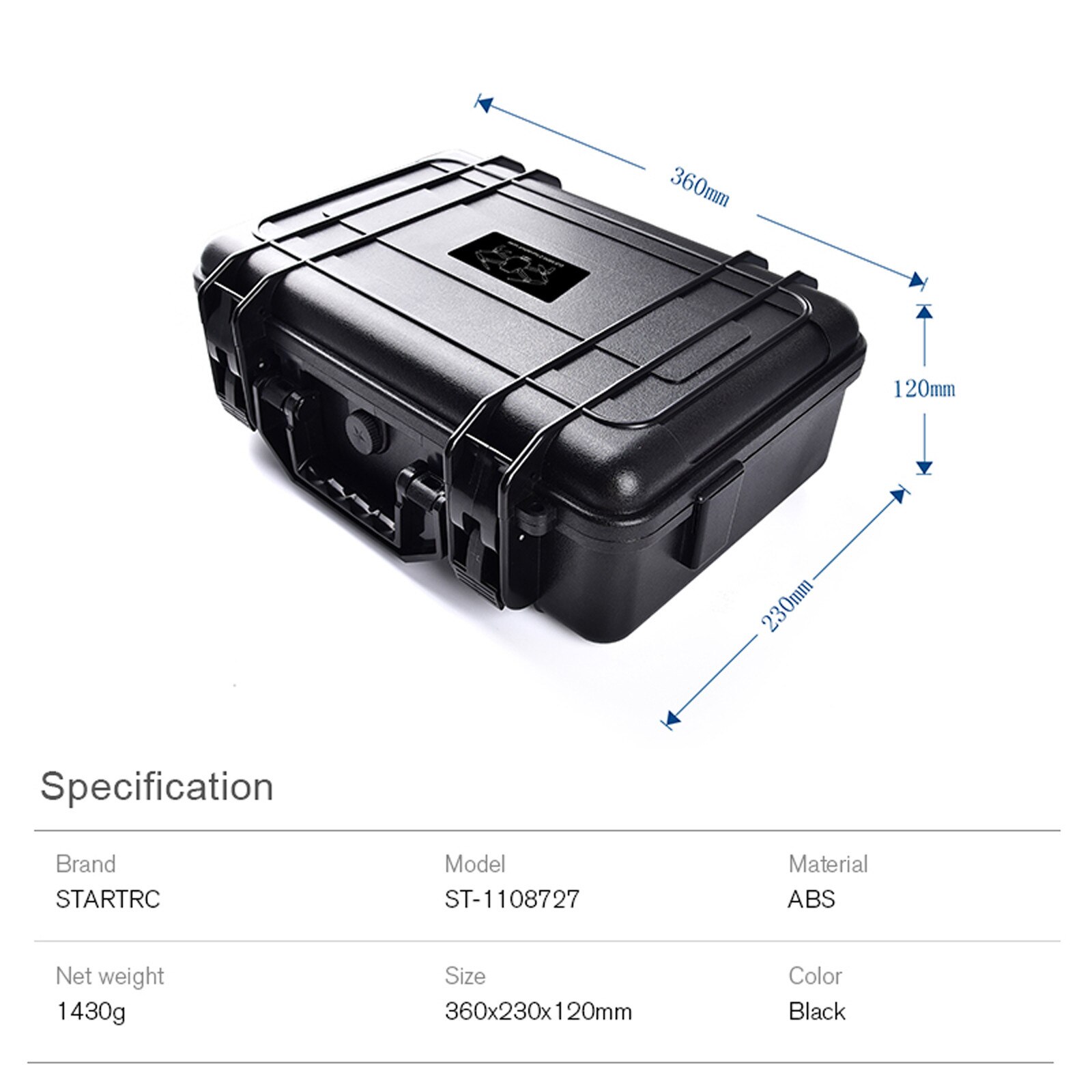 Wasserdichte Kompakt Reise Lagerung schwer Fall Kasten Für Dji Mavic Mini 2 Rc Drohne Caja de almacenamiento ein prueba de golpes