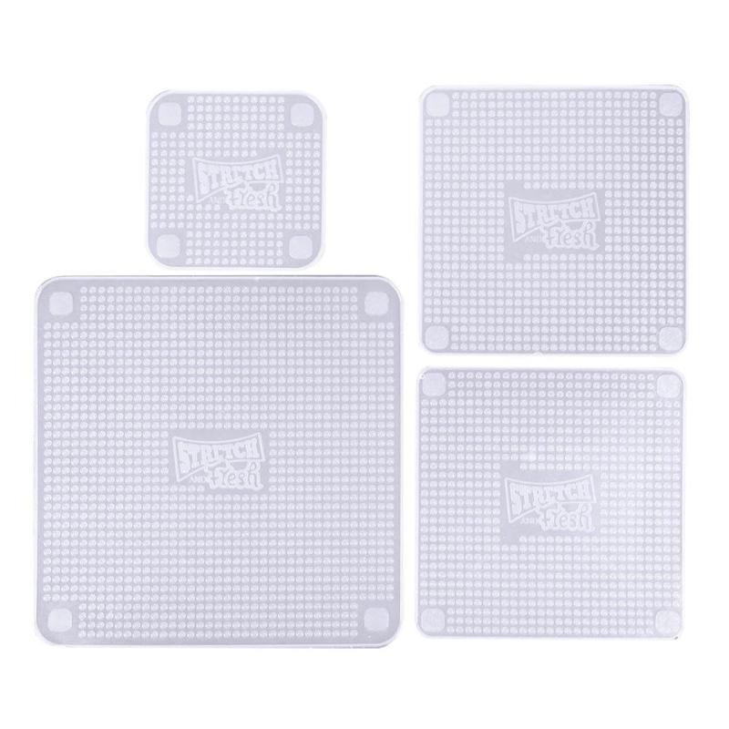 Silicone Suction Lid-bowl pan cooking pot lid-silicon stretch lids tampa de Stretch Silicone Cover Spill Lid Stopper Cover: 4pcs