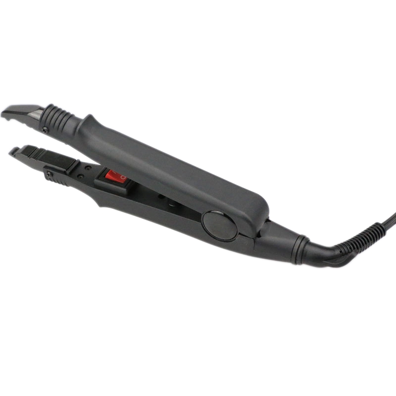 Hair Extension Iron Keratin Bonding Tools Fusion Heat Connector Machine Temperature Fusion Heat Connector Black Us Plug: Default Title