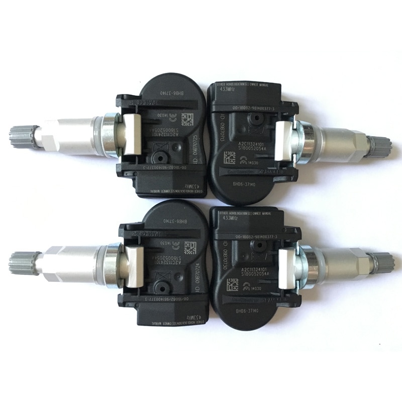 4 Stks/partij BHB637140A BHB637140 433Mhz Tire Pressure Sensor Tpms