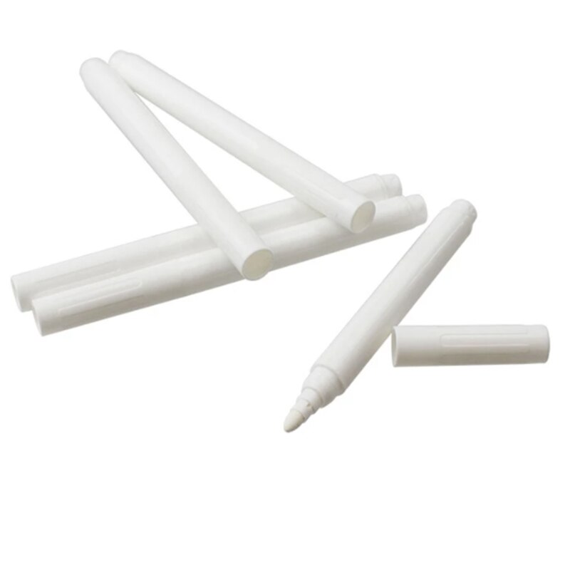 3/5/10 teile/satz Weiße Flüssigkeit Kreide Stifte für Zauberstab Aufkleber Tafel Tafel Fenster Weiß Stift Kreide Marker löschbaren