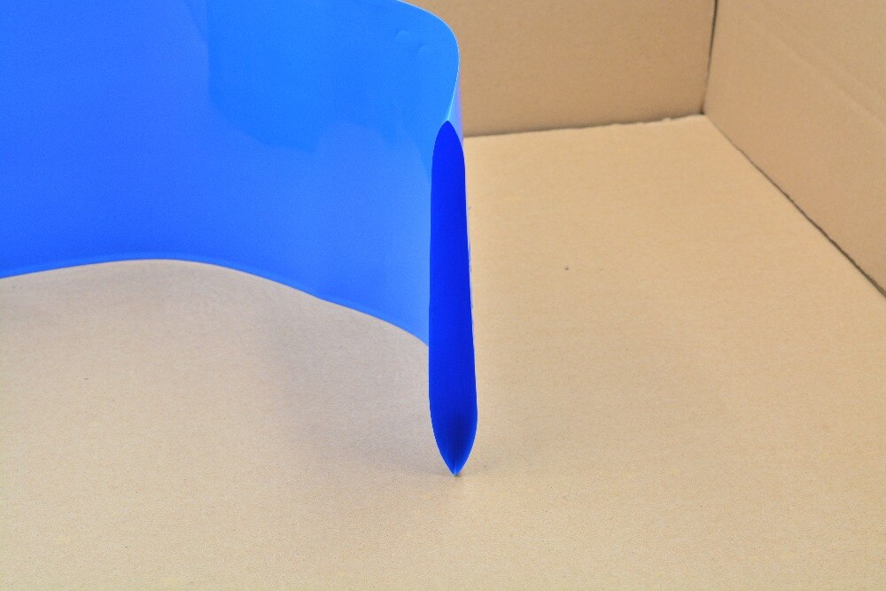 Afvlakkingsbreedte 180mm transparant zwart blauw wit veelkleurig pvc krimpkous cartridge batterij korst 1 st.