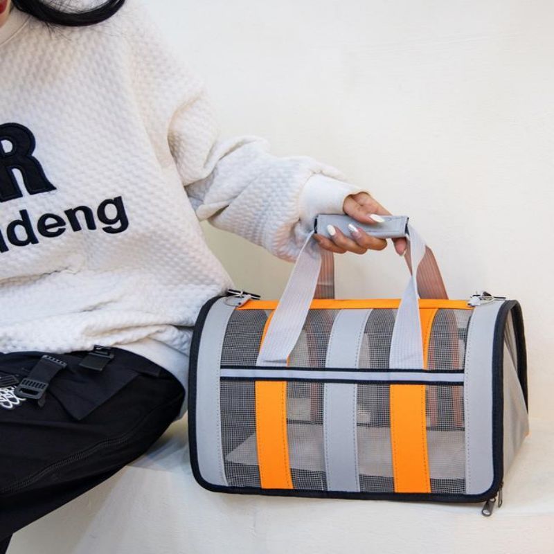 Pet Carrying Case Bag Comfortable Space Capsule Portable Cat Handbag Breathable Dog Out Bag Strap Carrier Travel