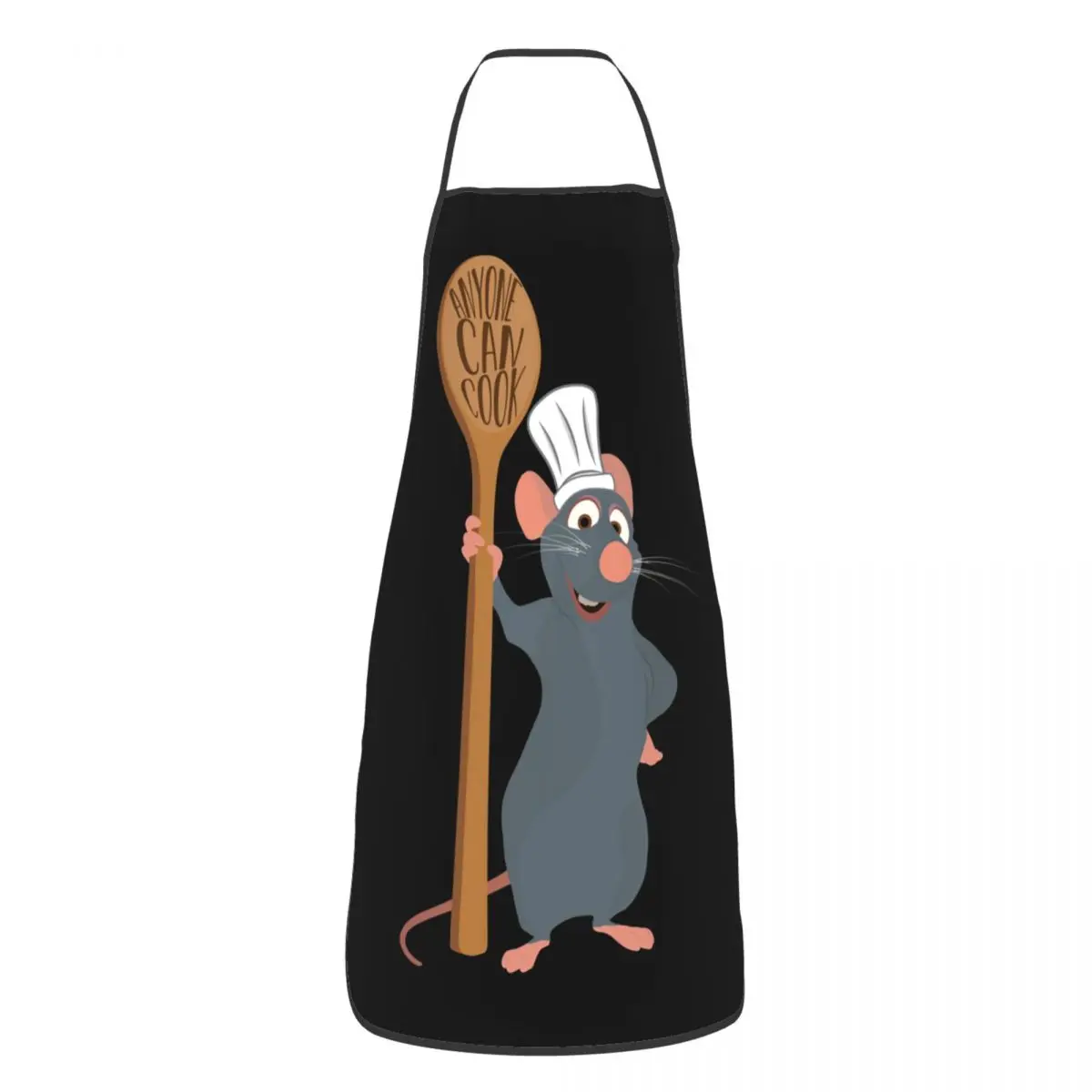 Gran Chef Ratatouille Remy delantal Cocina Chef cocinar hornear babero hombres mujeres cualquier persona puede cocinar Tablier cocina para pintar: Verde