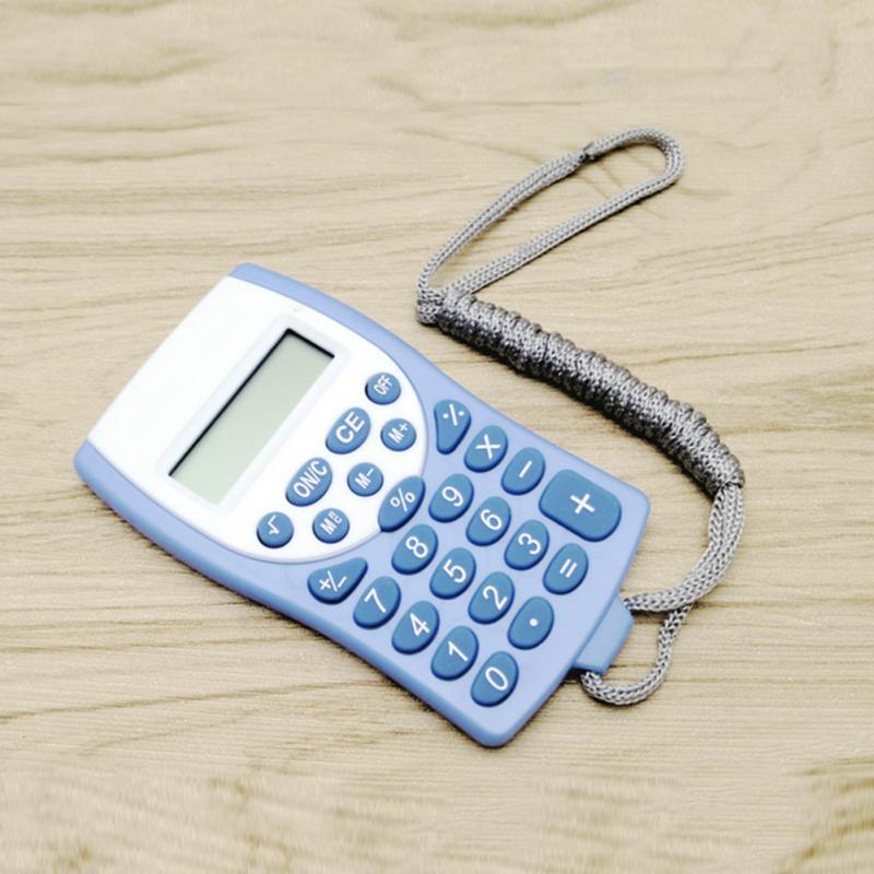 Office Mini Scientific Calculator School Student Multifunctional Clock Calculator with strap