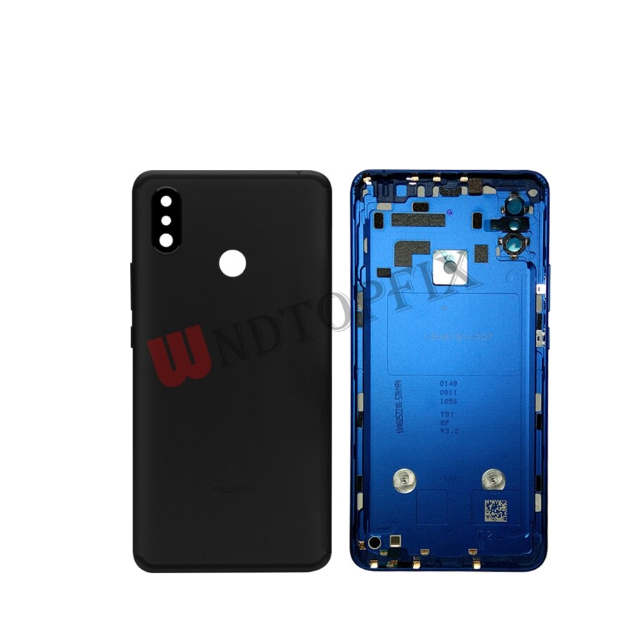Para xiaomi mi max 3 bateria capa traseira da porta de volta caso habitação max3 chassi médio para xiaomi mi max 2 bateria capa e lente