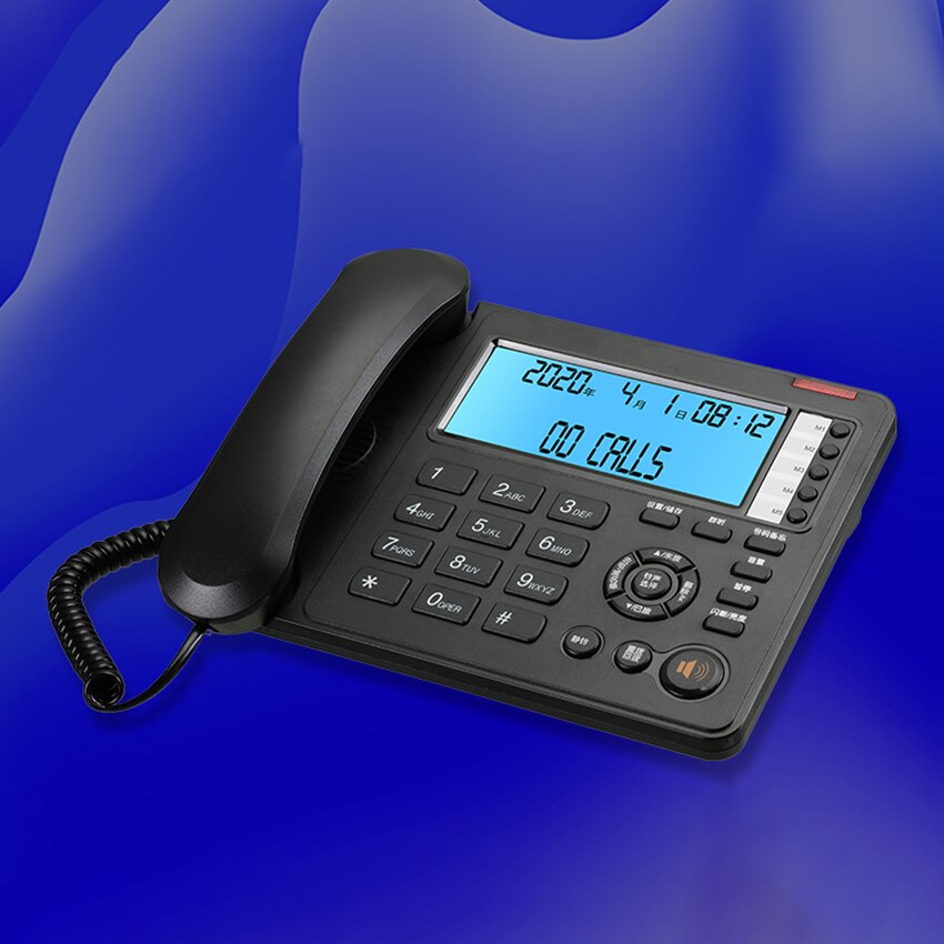 Kleine Business Kantoor Telefoon Met Caller Id, R Transfer Knop, Verstelbare Lcd Helderheid, Niet Storen, snoer Vaste