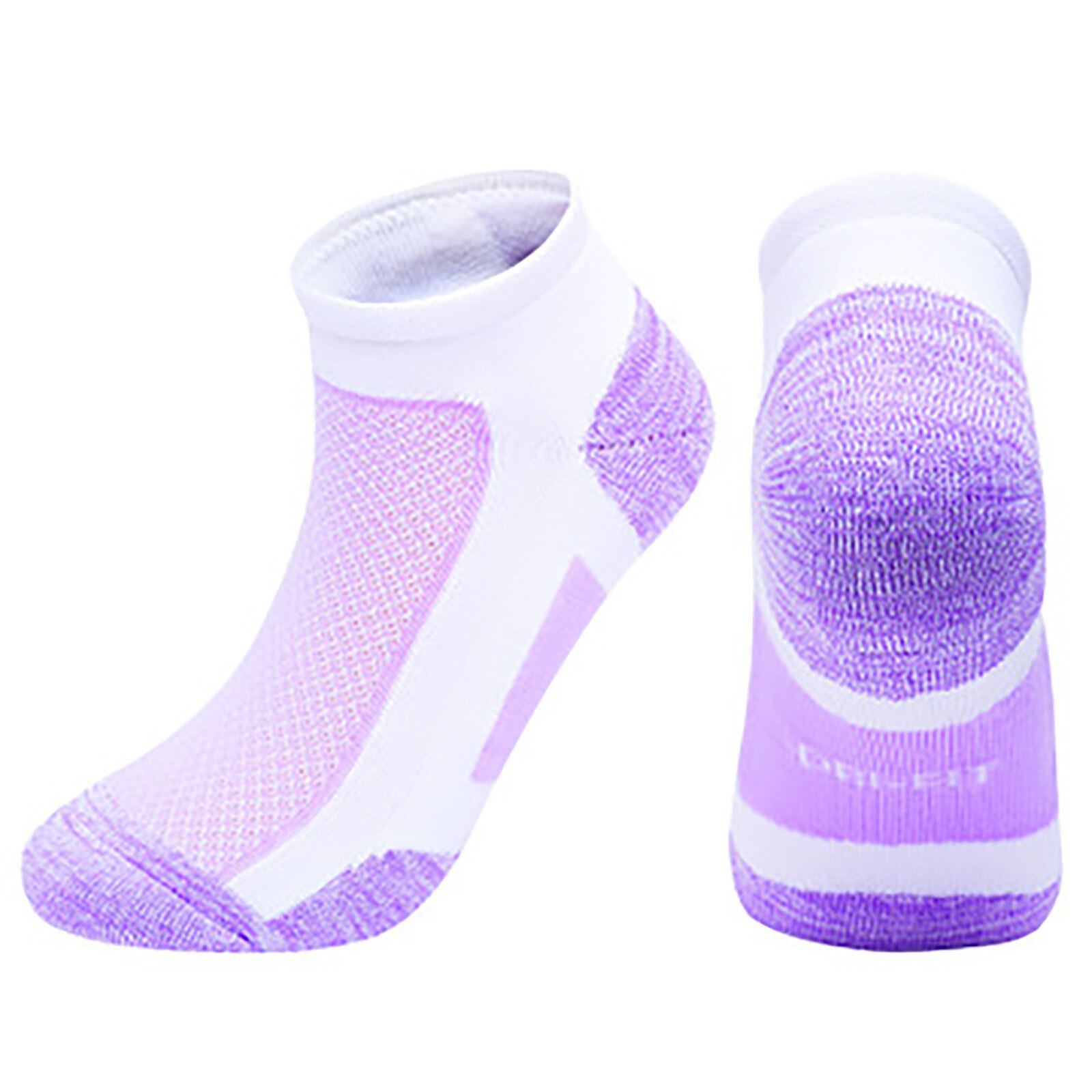 Men Women Sports Socks Middle Canister Movement Towel Cotton Breathable Socks Badminton Walking Breathable Thin Socks 30#: PP / L