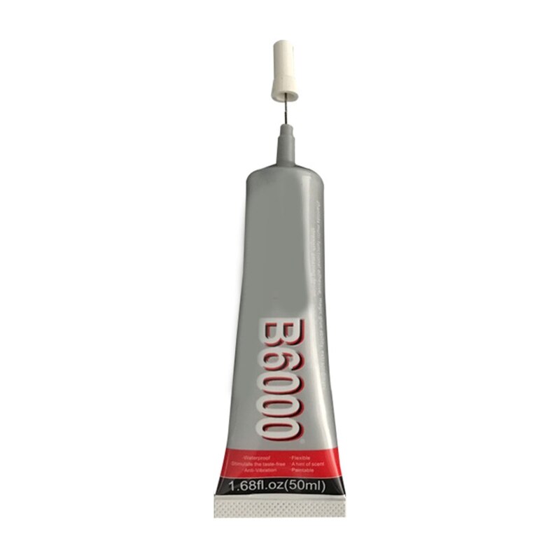 Pegamento adhesivo fuerte E6000, 15/25/50/110ml, para pintura de diamantes de imitación, Metal, tela, cristal, epoxi, herramienta de joyería: 50ML