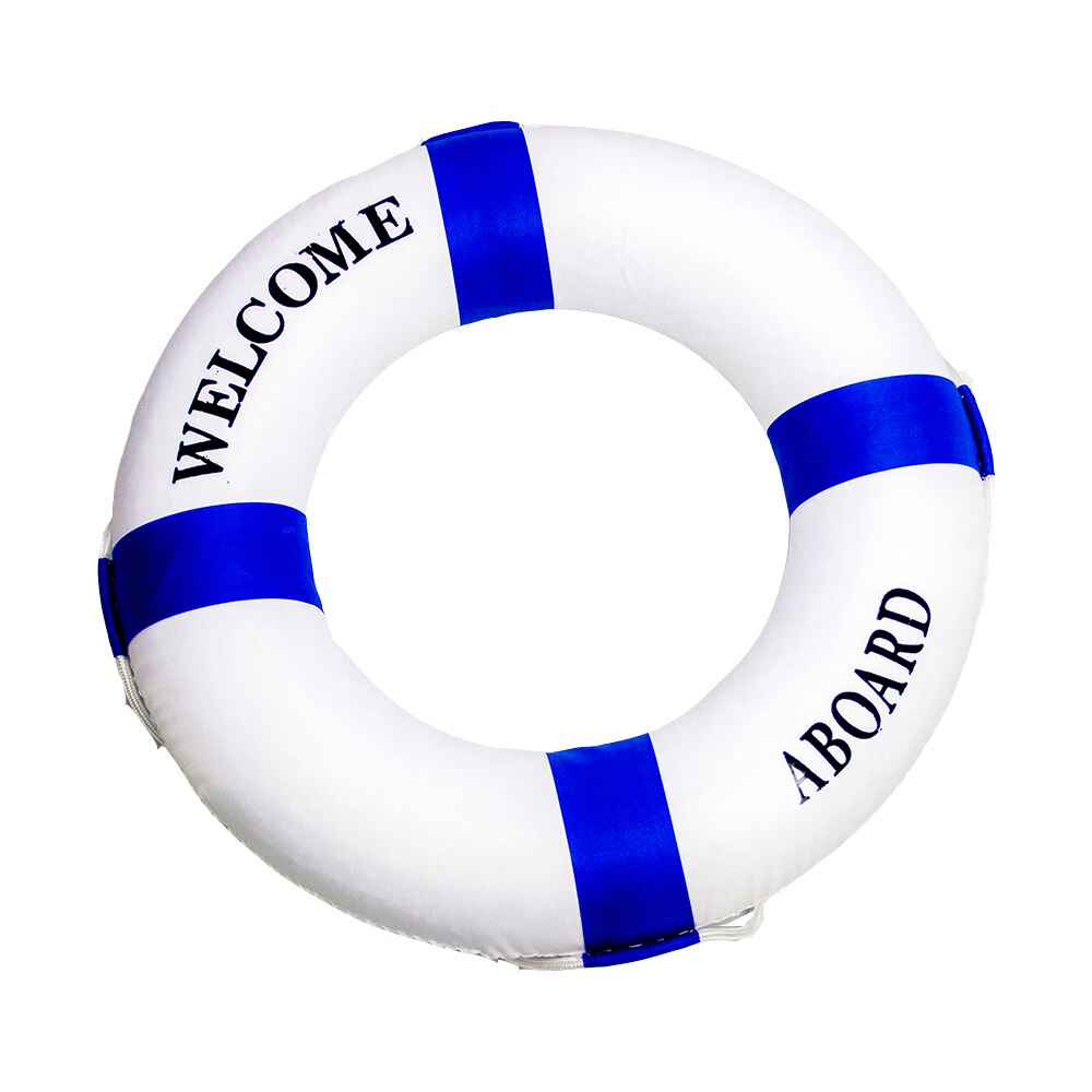 Adult Swimming Buoy Double Thickening Children Floating Ring Lifesaving Inflatable Water Buoy Swimming Pool Lifebuoy: 06-C