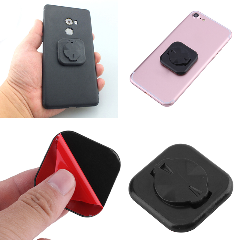 Fiets Mobiele Telefoon Sticker Mount Telefoon Sterke Lijm Ondersteuning Standhouder Terug Knop Plakken Adapter Voor Garmin
