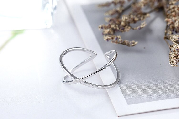 Charmant Open Kruis Ring Voor Vrouwen Vintage Boho Party Ringen Gothic Punk Sieraden Cadeaus Voor Meisjes