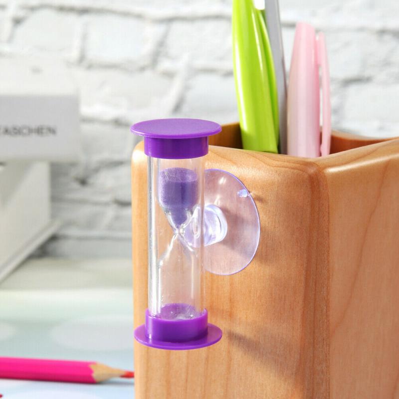 Min Hourglasses Children Teeth Brushing Timer With Suction Cup Home Decor Hourglasses Toothbrush Timer For Brushing Kids