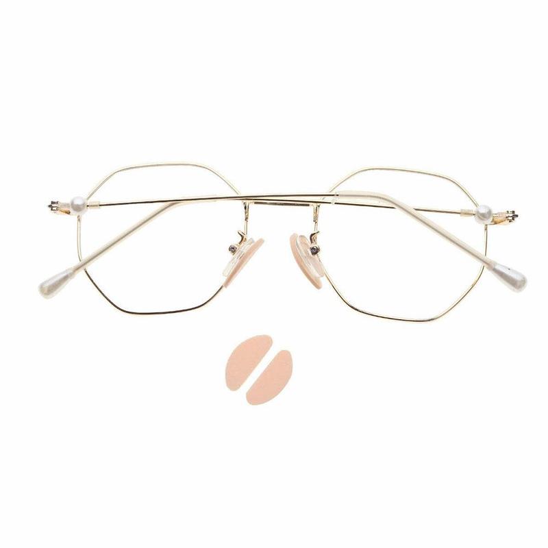 4 paar neuspads voor brillen, zelfklevende siliconen neuspads, antislip, witte dunne neuspads voor brillen, brillen en zonnebrillen