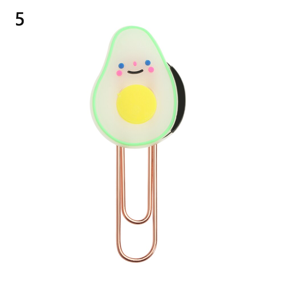Animals Flower Paper Clips Bookmarks Kids Cute Book Mark Paper Clips Desk Organizer Stationery Office School Supply