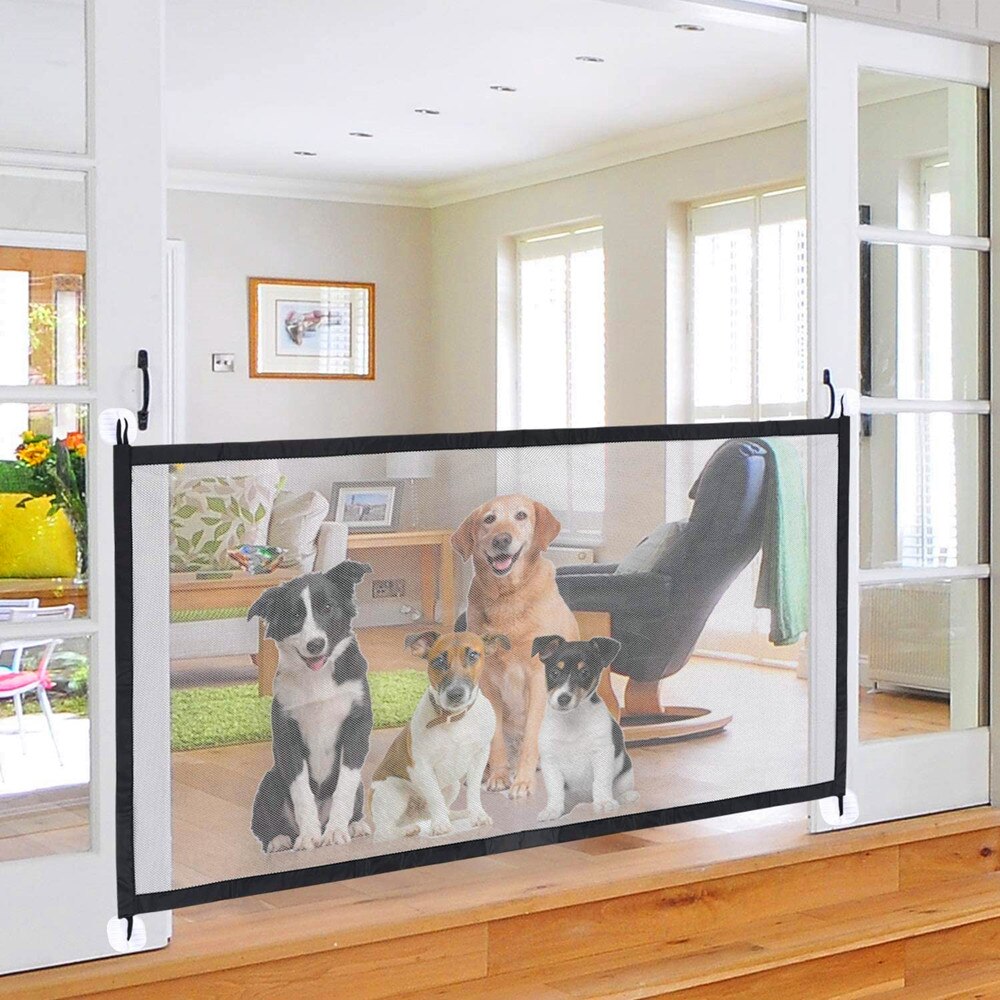 Cercas plegables mágicas para perros, cercas de seguridad para mascotas, para el hogar, interior y exterior, para habitación, suministros para mascotas