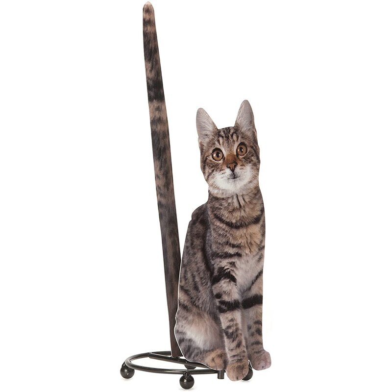 Animal Themed Decorative Toilet Roll Holders Metal Cat Free Standing Bathroom Accessory Paper Towel Paper Dispenser