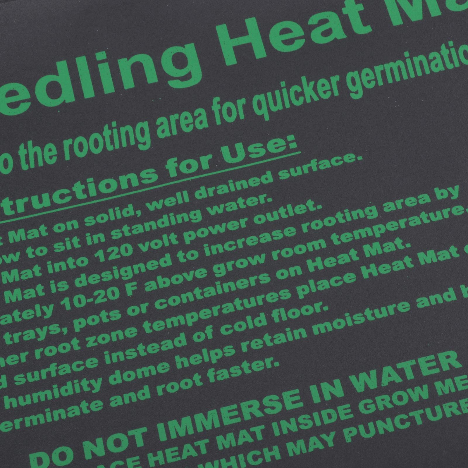 Seedling Heat Mat Propagator Heat Mat Plant Hydroponic Heating Pad Waterproof Durable Warmer Bed Mat For Seed Germination