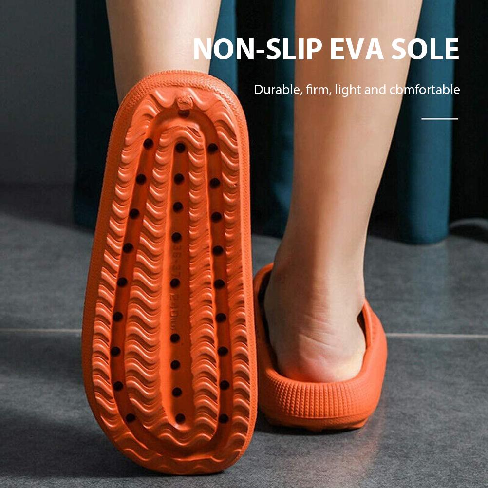Non-Slip Thick Sole Slippers Massage Slippers Slides Pillow Slides EVA Bathroom Slippers Summer Beach Sandal Slipper Footwear