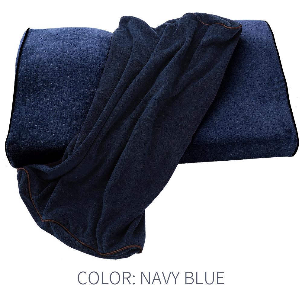Praktiska 50*30*10cm örngott kuddfodral hem fjäril formad kontor sover bekvämt 62*34*11 memory foam relax: Marinblå / 50 x 30cm