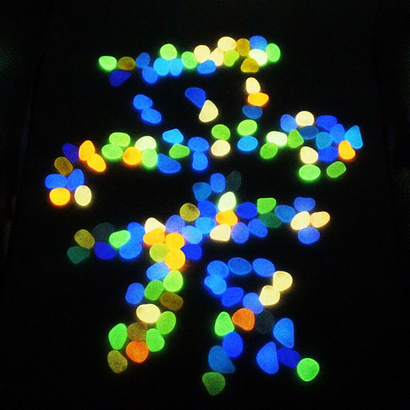 20 Pcs Gesimuleerde Kasseien Game Stukken Fluorescentie Acryl Onregelmatige Steen Voor Glow In The Dark Speelgoed