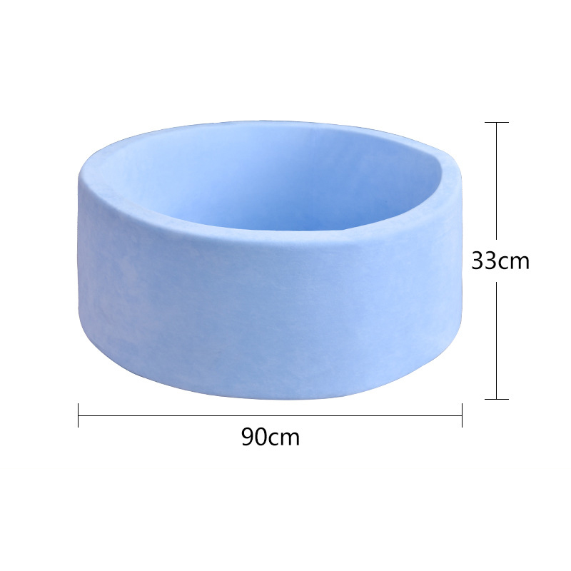 Boule de billard pour bébés, boule ronde douce pour enfants, jouet pour crèches, en éponge, pour chambre d'enfants: Bleu