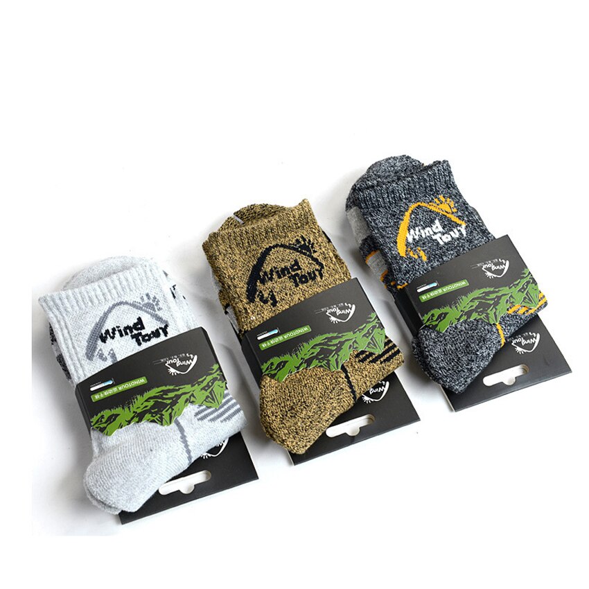 Men's Winter Warm CoolMax Socks Outdoor Sports Thermal Breathable Cycling Hiking Climbing Skiing Camping Women's Stocking VK012