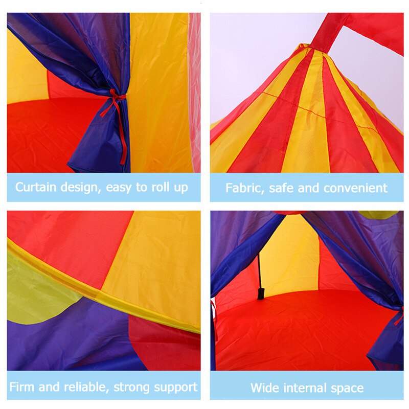 Kinderen Spel Tent Speelgoed Huis Indoor Outdoor Baby Kruipen Kamer Circus Tent Oceaan Ballen Prinses Kasteel Draagbare Hut Kid